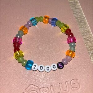 2000s handcrafted bracelet 💜💛💙🩷